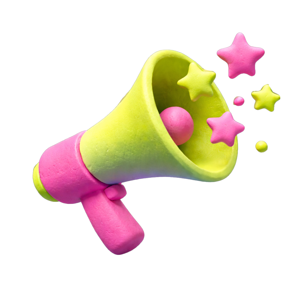 Speaker illustration for brand partnerships